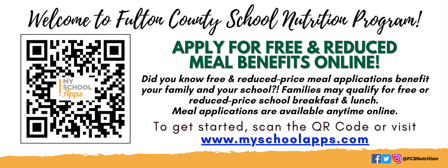 Fulton County School Nutrition welcomes you to our website